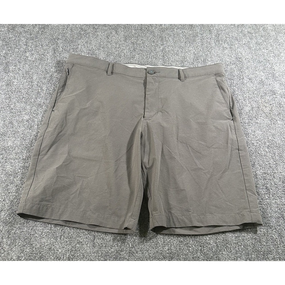 Tommy Bahama Chip Shot Short 10" Shorts Mens 38 Gray Golf Chino Stretch Casual
